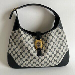 VINTAGE GUCCI MONOGRAM JACKIE BAG